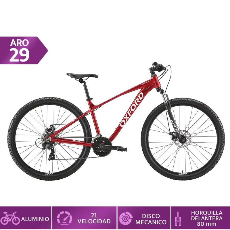 BICICLETA OXFORD 27.5 FREEWAY 7V TALLA M NEGRO