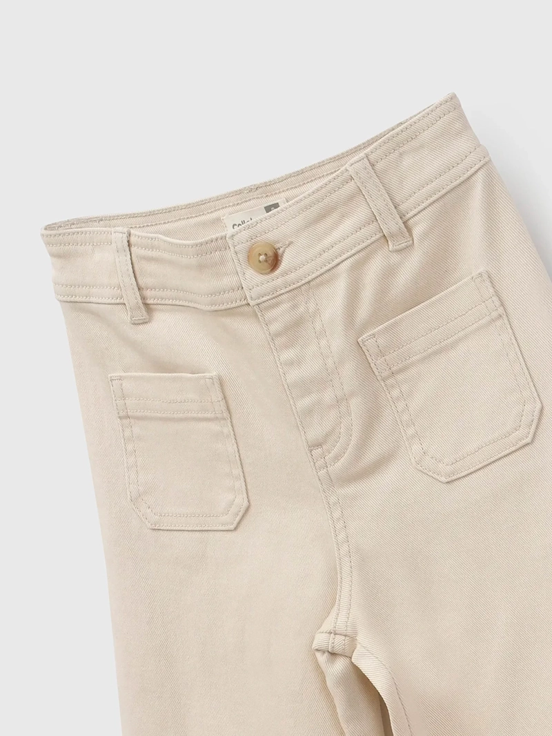 PANTALÓN NIÑA COLLOKY ALGODÓN GABARDINA - 3