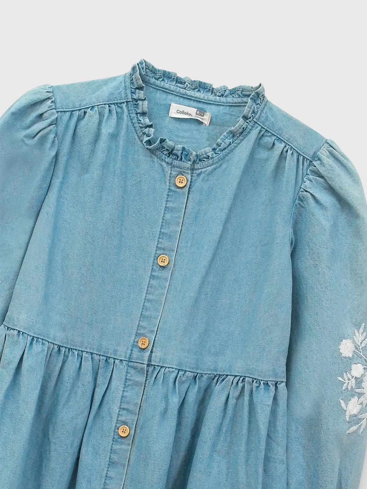 VESTIDO NIÑA COLLOKY DENIM - 3