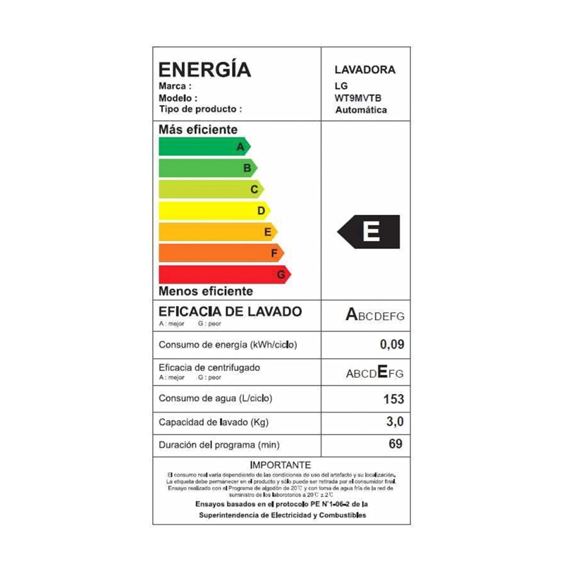LAVADORA CARGA SUPERIOR LG WT9MVTB 9KG GRAFITO - 7