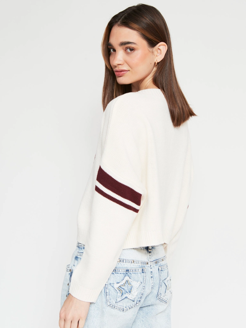 SWEATER MUJER INDEX MANGA LARGA BÁSICO - 2