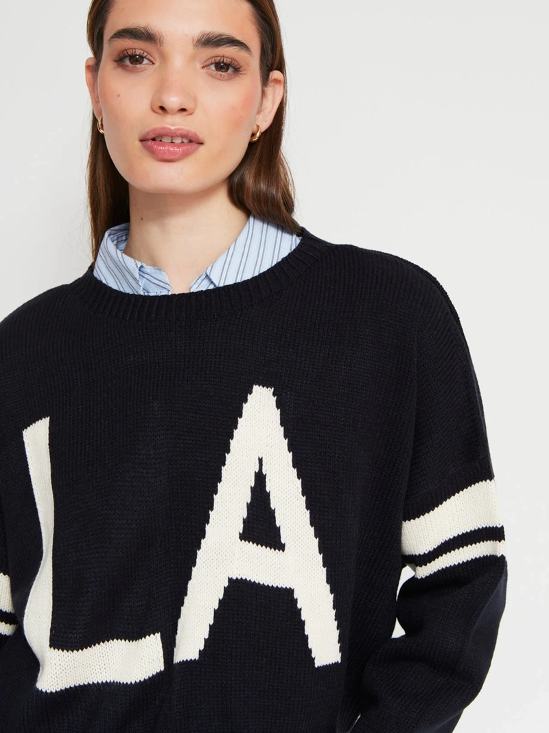 SWEATER MUJER INDEX MANGA LARGA BÁSICO - 3