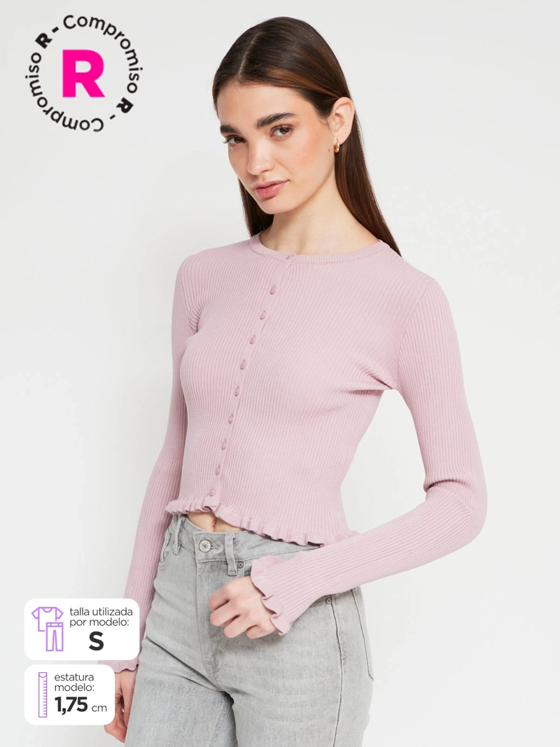 CARDIGAN MUJER INDEX BOTONES - 1