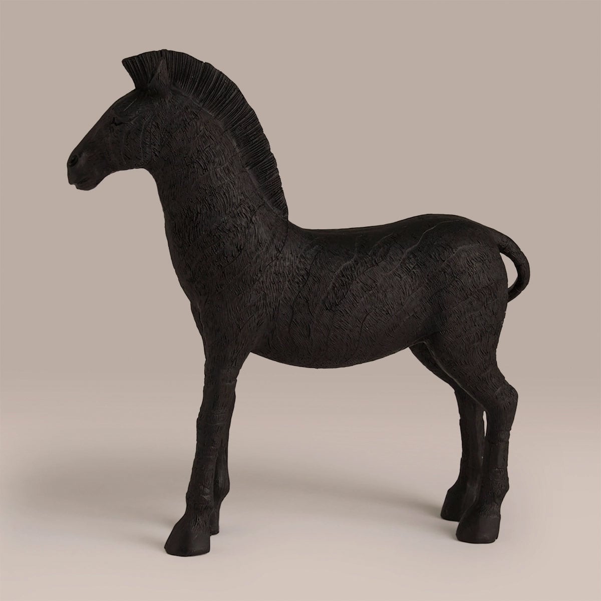 FIGURA DECORATIVA RIPLEY HOME CEBRA NEGRA - 2