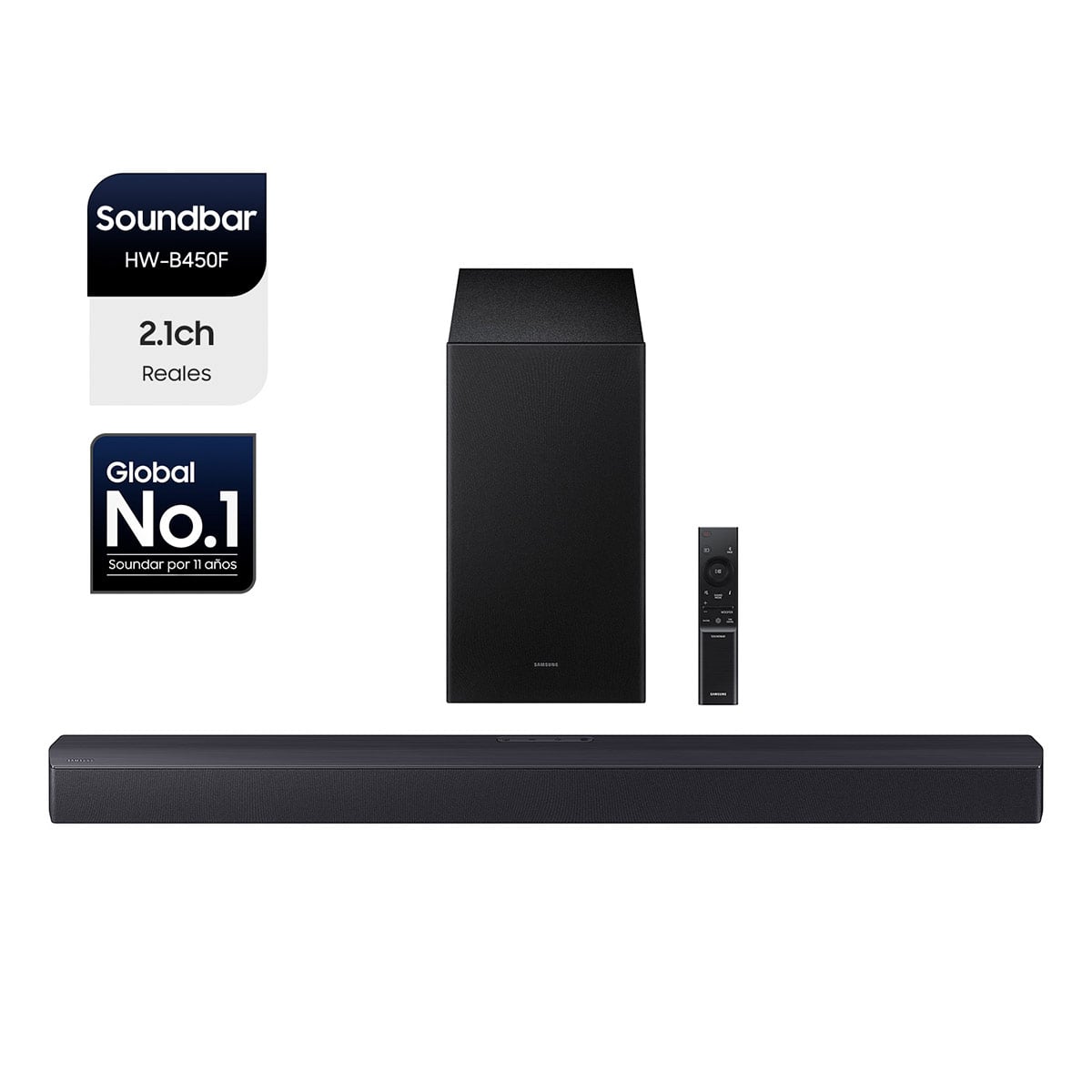 SOUNDBAR BLUETOOTH SAMSUNG B-SERIE HW-B450F 2.1 SUBWOOFER - 4
