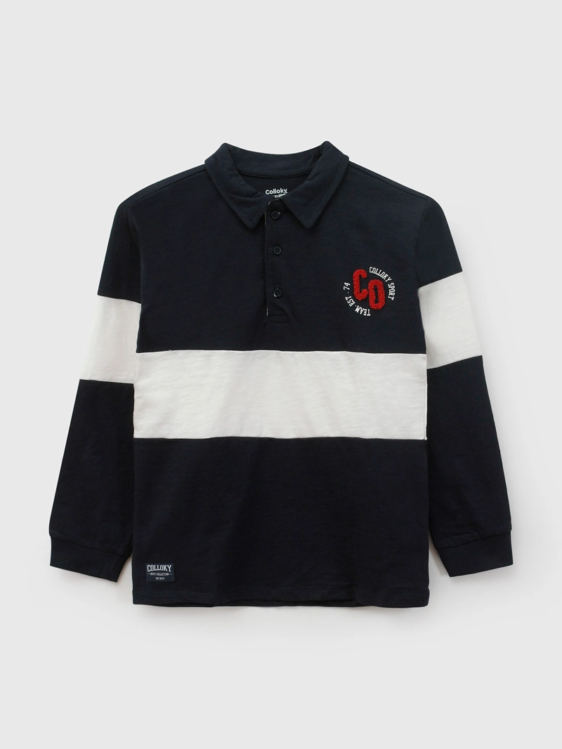 POLERA NIÑO COLLOKY ALGODÓN MANGA LARGA - 1