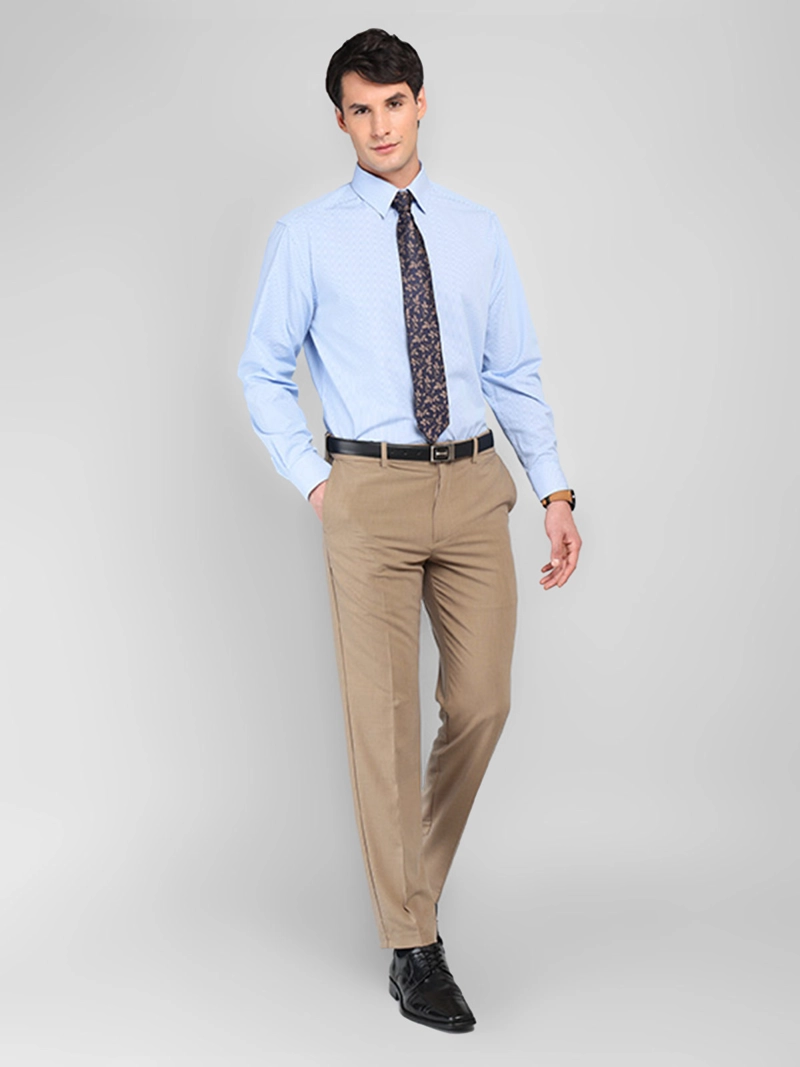 CAMISA HOMBRE VAN HEUSEN MANGA LARGA TAILORED FIT DISEÑO A RAYAS CUELLO ITALIANO PUÑO SIMPLE - 7