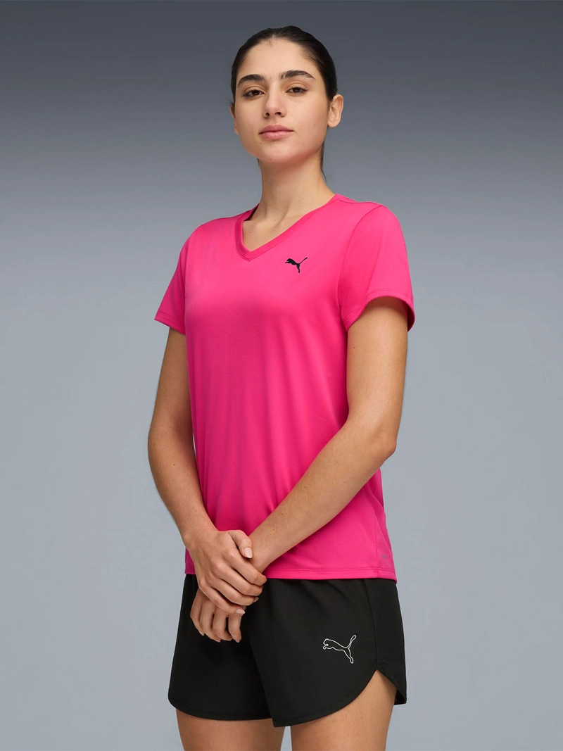 PUMA POLERA MANGA CORTA MUJER PUMA ESSENTIALS SOLID CAT