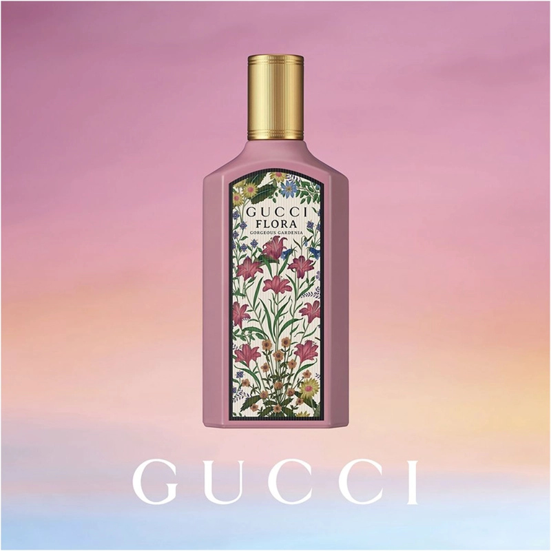 PERFUME GUCCI FLORAL GEOURGEOUS GARDENIA MUJER EDP 100 ML + LOCIÓN CORPORAL 50 ML + PEN SPRAY 10 ML - 4