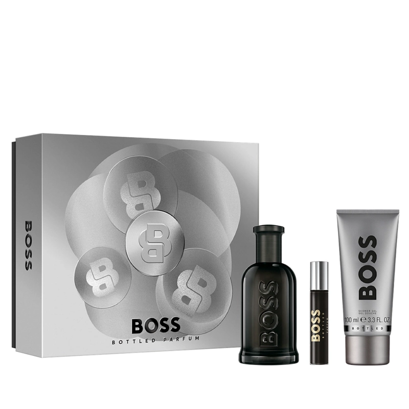 PERFUME HUGO BOSS BOSS BOTTLED PARFUM HOMBRE 100 ML + PEN SPRAY 10 ML + GEL DE DUCHA 100 ML - 2
