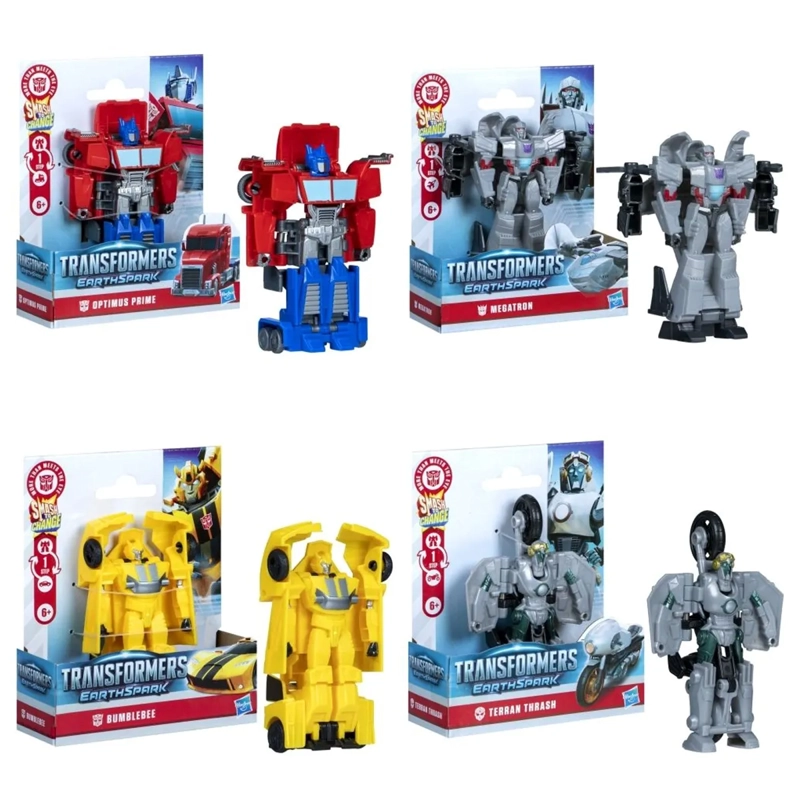 FIGURA DE ACCIÓN TRANSFORMERS EARTH SPARK SMASH CHANGERS  - 1