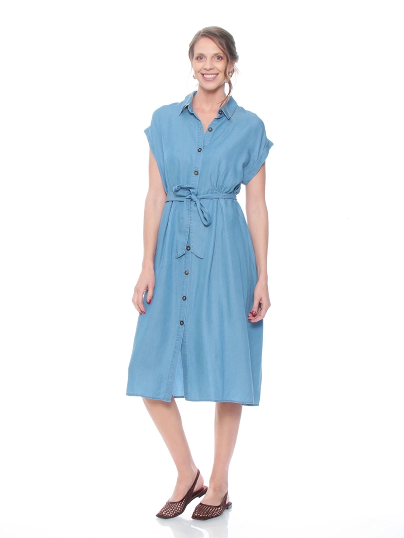 VESTIDO MUJER WADOS WIDELEG ALGODÓN TIRO ALTO - 1