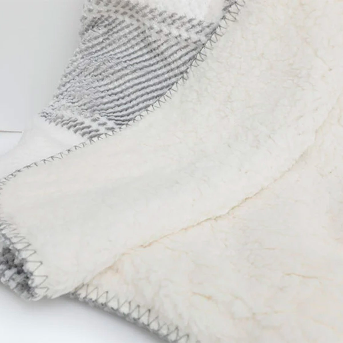 MANTA RIPLEY HOME WAFFLE SHERPA ESCOCES GRIS - 2