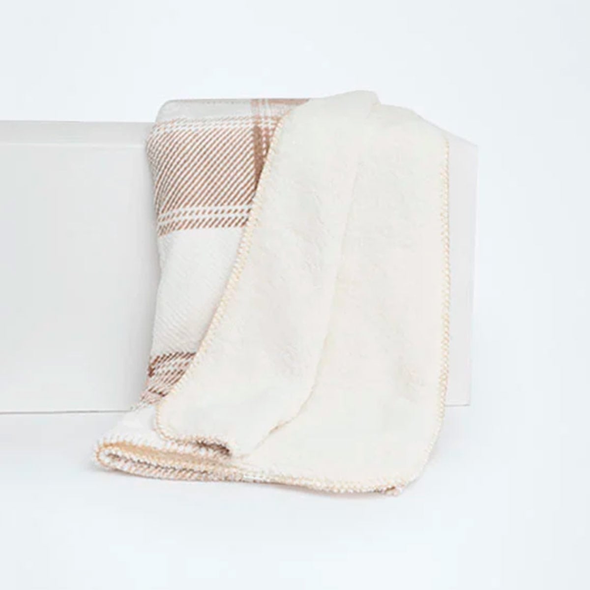 MANTA RIPLEY HOME WAFFLE SHERPA ESCOCES TAUPE - 1