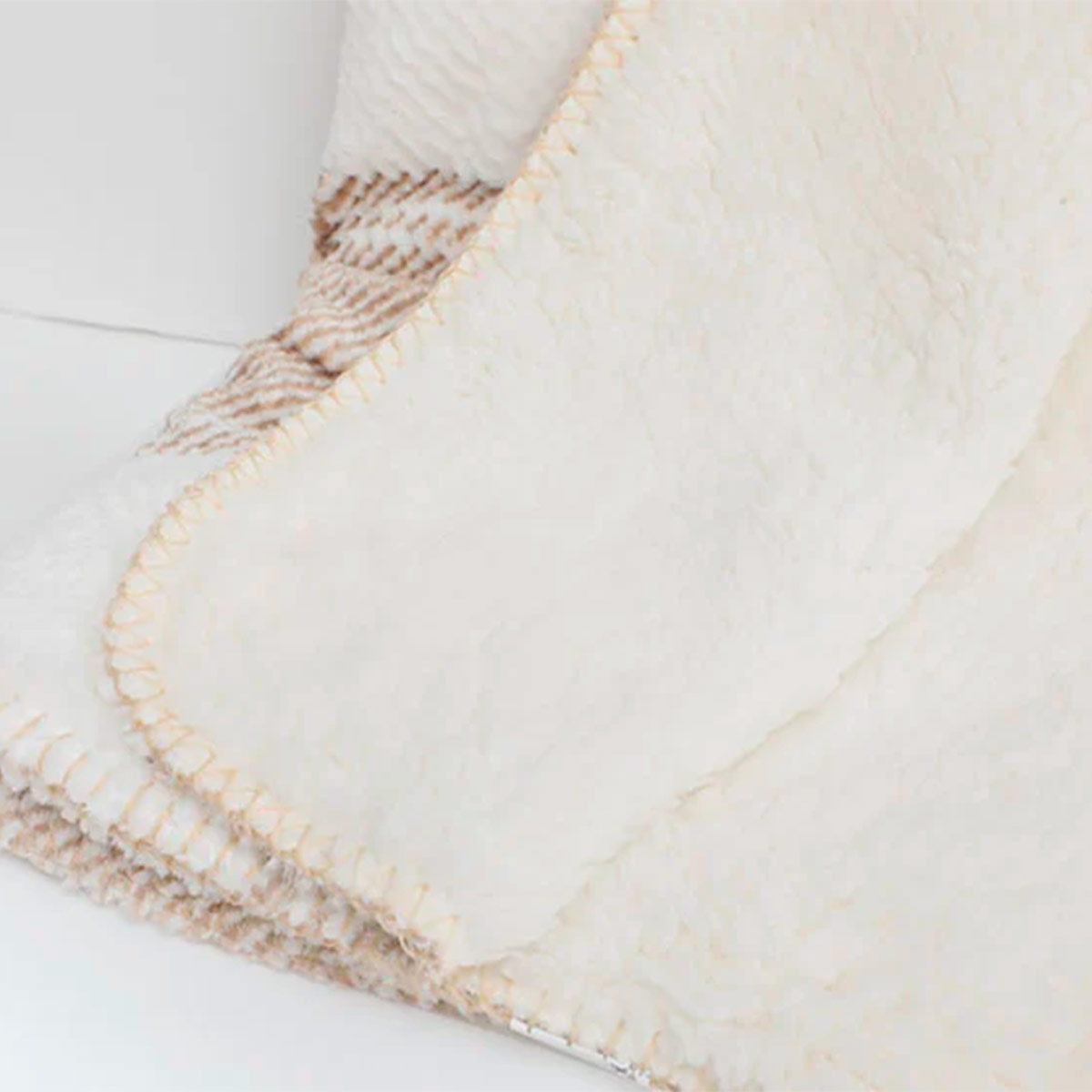 MANTA RIPLEY HOME WAFFLE SHERPA ESCOCES TAUPE - 2