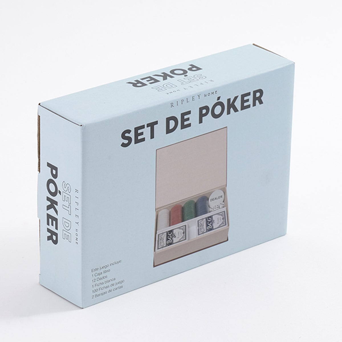 JUEGO DE MESA RIPLEY HOME POKER SET - 1