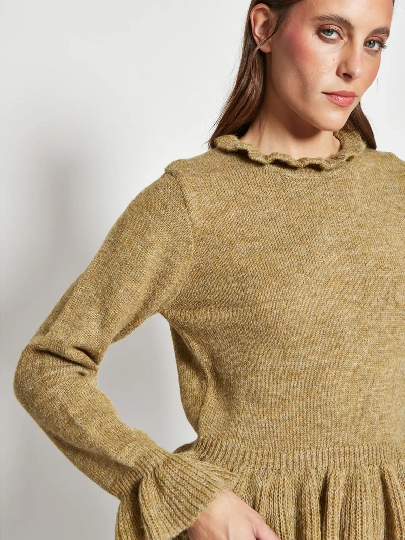 SWEATER MUJER MARQUIS CUELLO RUFFLES - 3