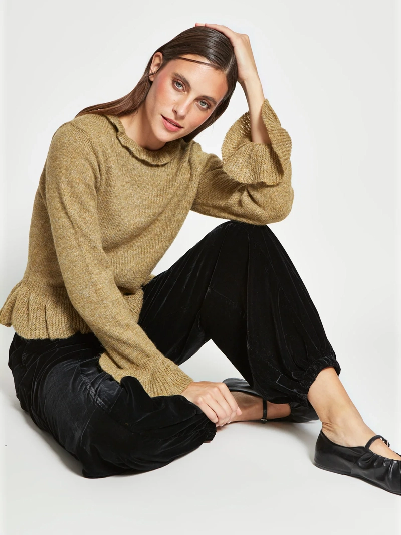 SWEATER MUJER MARQUIS CUELLO RUFFLES - 4