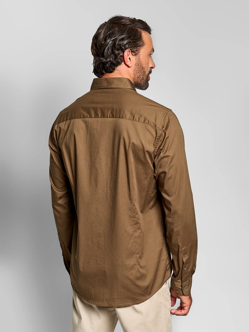 CAMISA HOMBRE SPAVALDI ALGODÓN MANGA LARGA POPLIN - 2
