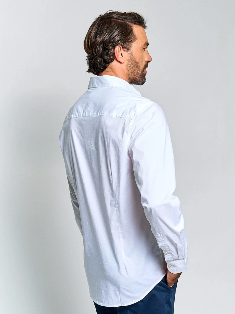CAMISA HOMBRE SPAVALDI ALGODÓN MANGA LARGA POPLIN - 3