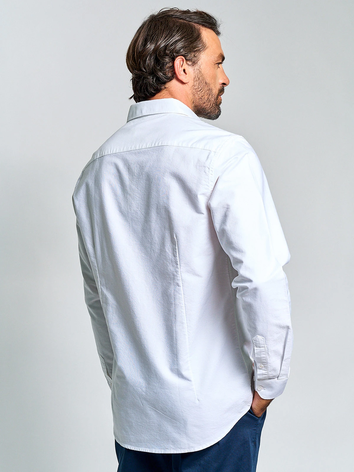 CAMISA HOMBRE SPAVALDI ALGODÓN MANGA LARGA - 2