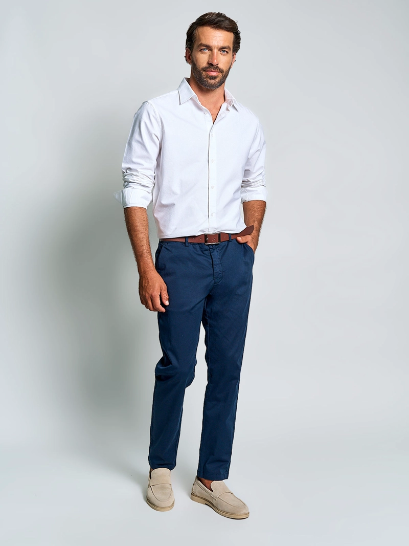 CAMISA HOMBRE SPAVALDI ALGODÓN MANGA LARGA - 4