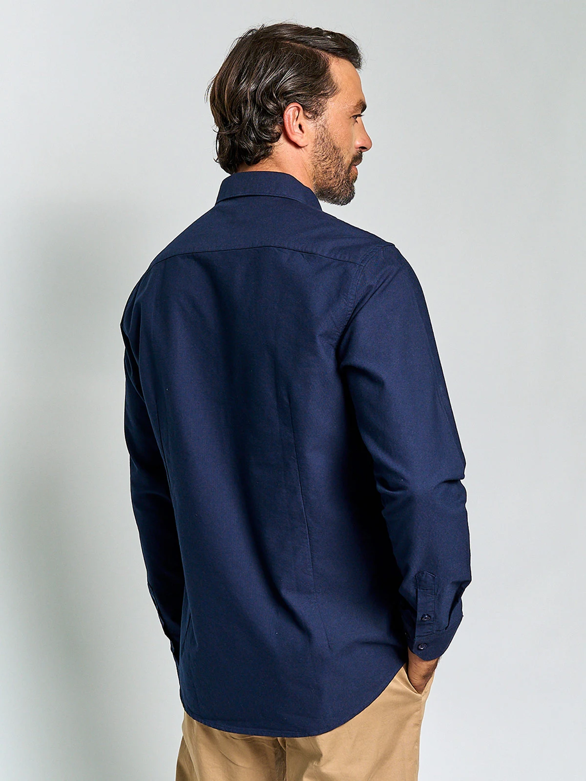 CAMISA HOMBRE SPAVALDI ALGODÓN MANGA LARGA - 2