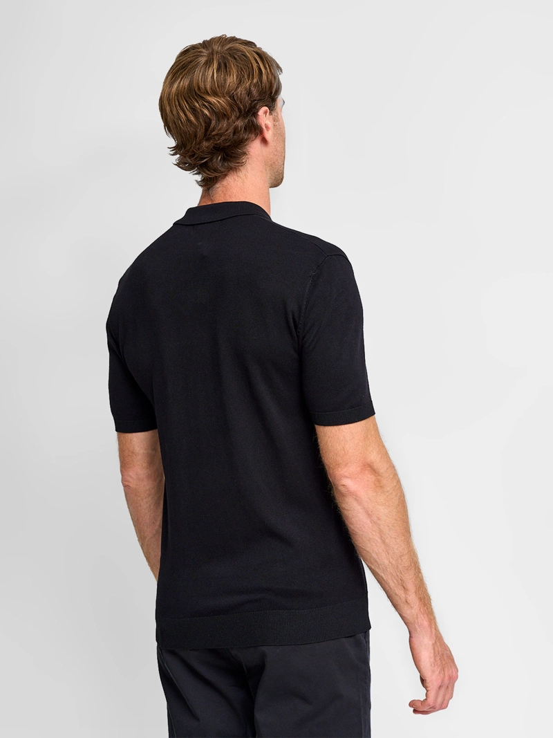 POLERA HOMBRE SPAVALDI CUELLO POLO MANGA CORTA TEJIDA - 2