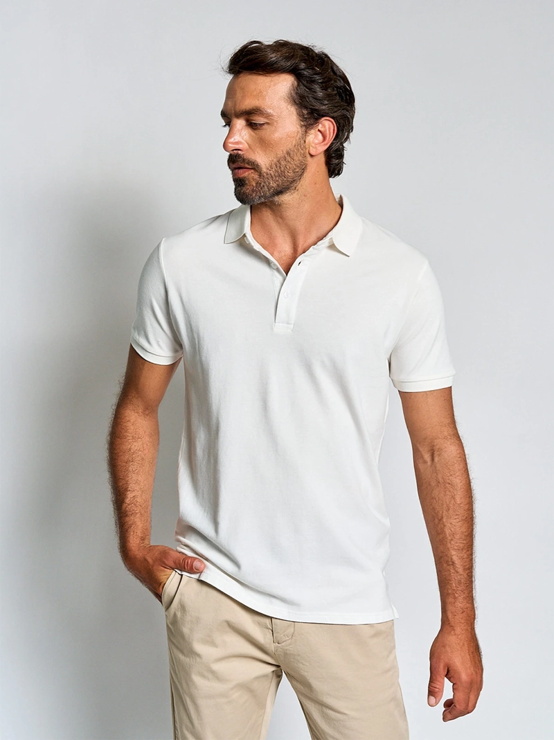POLERA HOMBRE SPAVALDI ALGODÓN MANGA CORTA PIQUÉ - 1