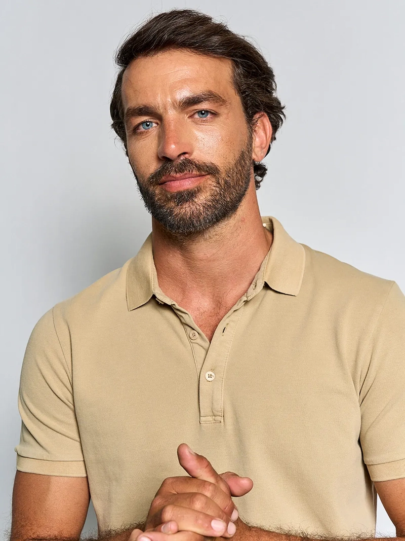 POLERA HOMBRE SPAVALDI ALGODÓN MANGA CORTA PIQUÉ - 3