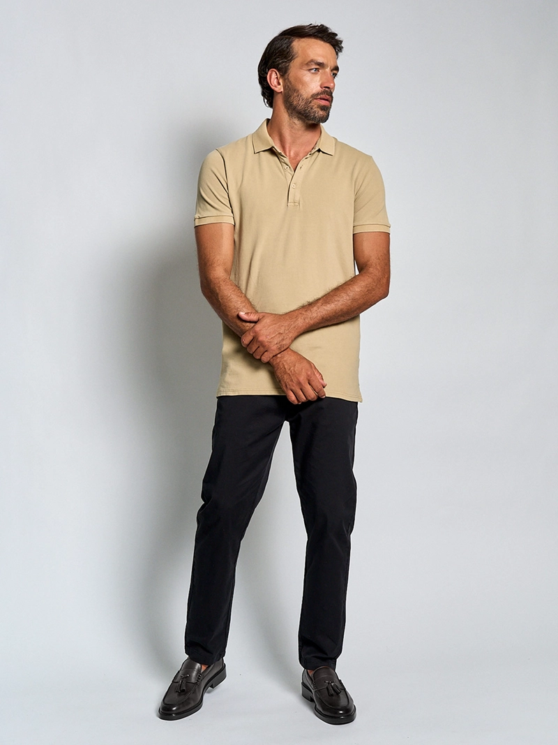 POLERA HOMBRE SPAVALDI ALGODÓN MANGA CORTA PIQUÉ - 4