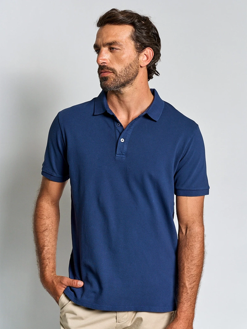 POLERA HOMBRE SPAVALDI ALGODÓN MANGA CORTA PIQUÉ - 1