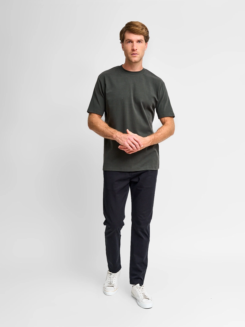 POLERA HOMBRE SPAVALDI ALGODÓN MANGA CORTA - 4