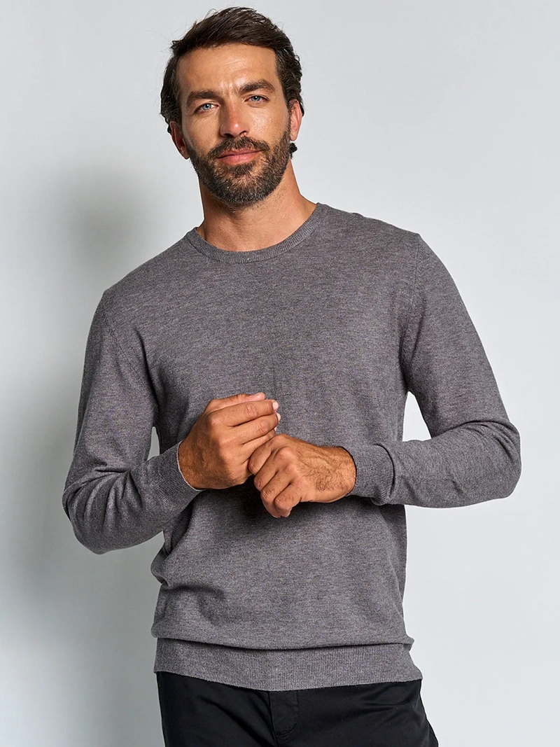 SWEATER HOMBRE SPAVALDI CUELLO REDONDO - 1