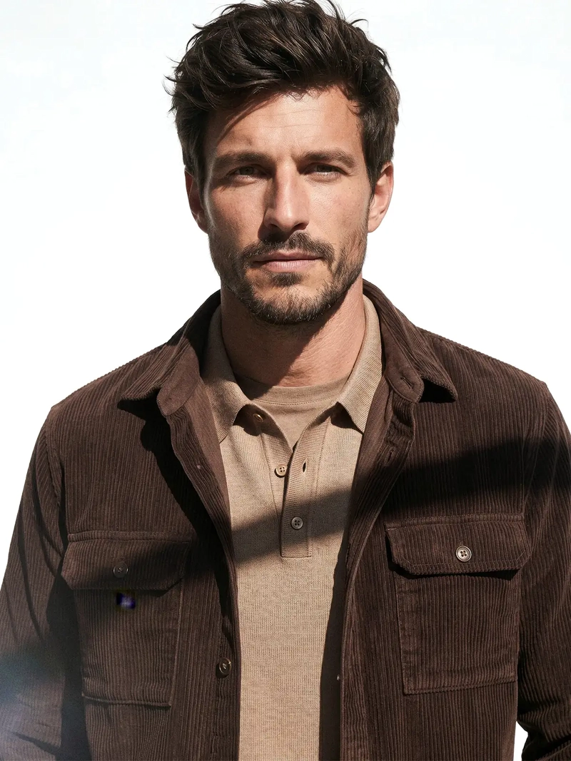 SOBRECAMISA HOMBRE SPAVALDI ALGODÓN COTELÉ - 1