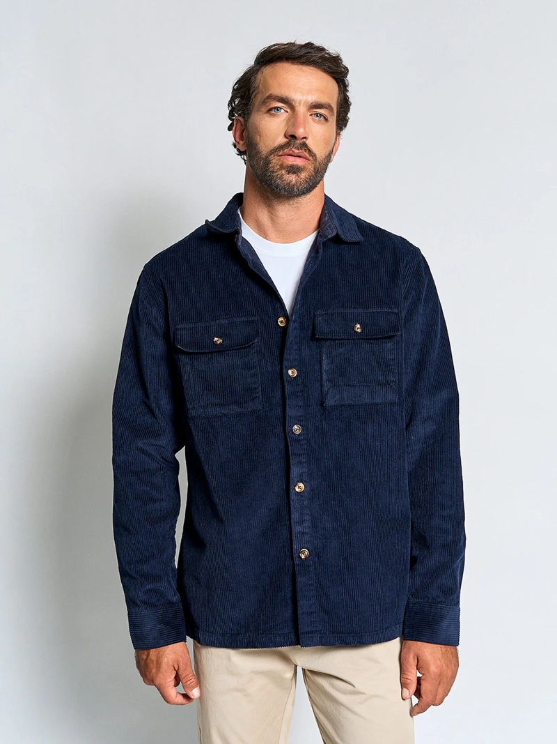SOBRECAMISA HOMBRE SPAVALDI ALGODÓN COTELÉ