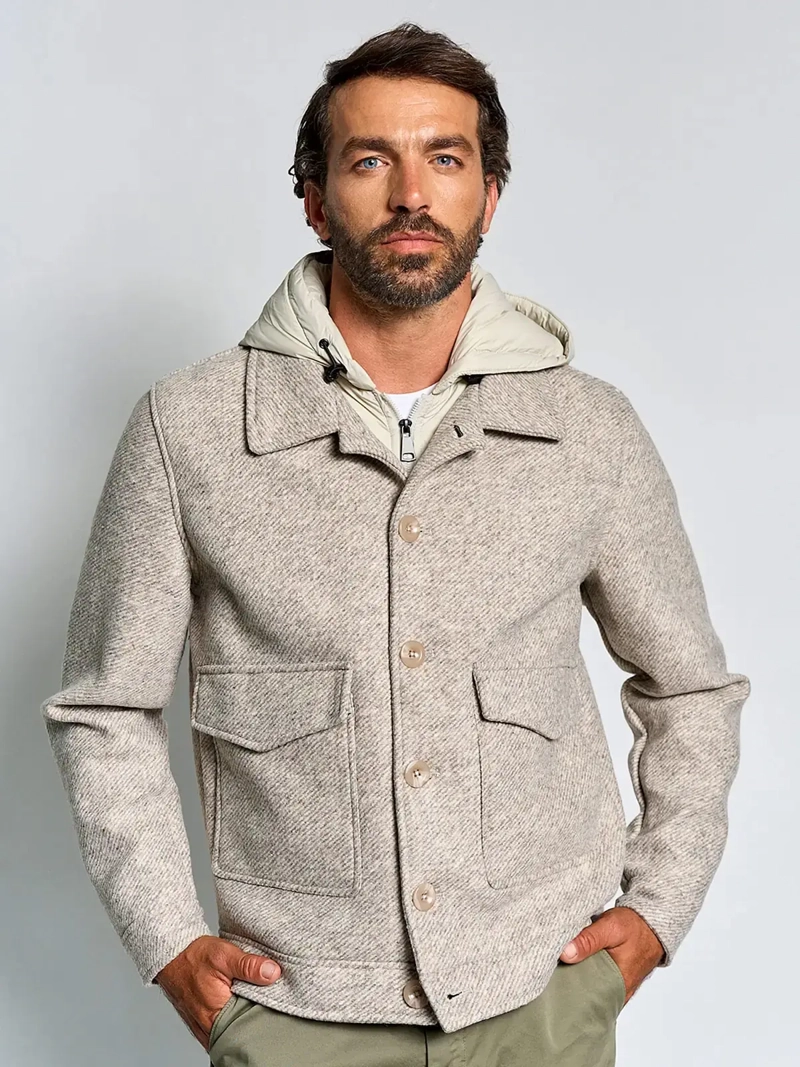 CHAQUETA HOMBRE SPAVALDI CON PARKA - 2