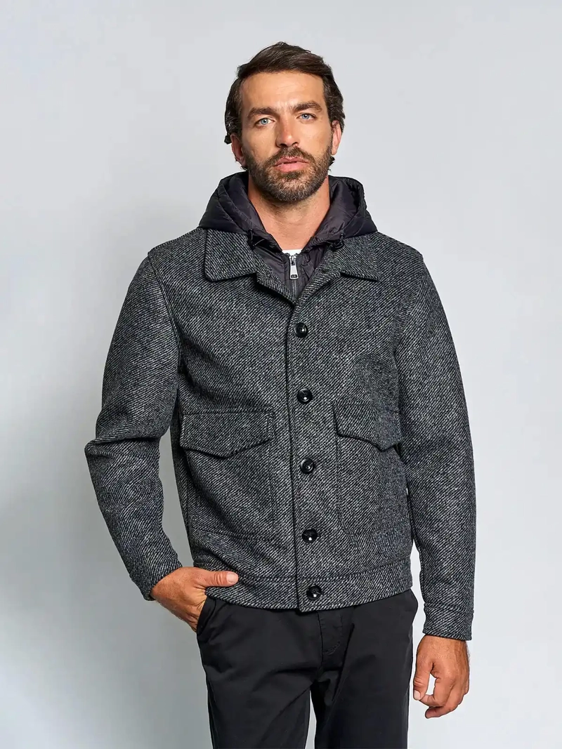CHAQUETA HOMBRE SPAVALDI CON PARKA - 2