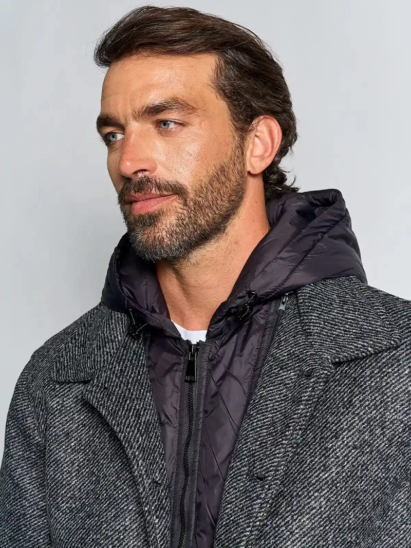 CHAQUETA HOMBRE SPAVALDI CON PARKA - 4