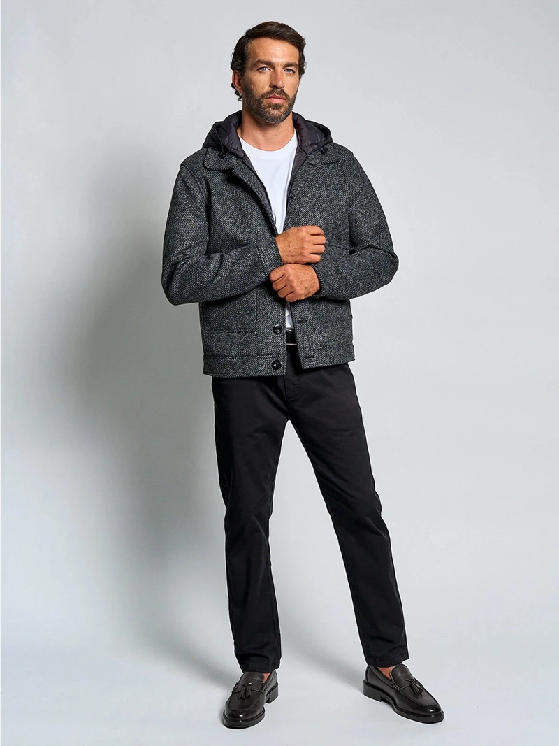 CHAQUETA HOMBRE SPAVALDI CON PARKA - 5