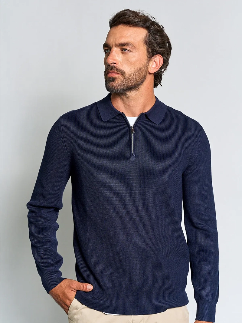 SWEATER HOMBRE SPAVALDI HALF ZIPPER - 1