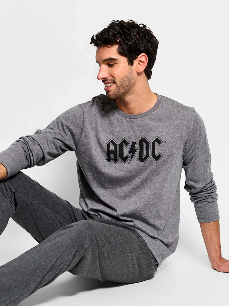 PIJAMA HOMBRE ROCK AC/DC - 3