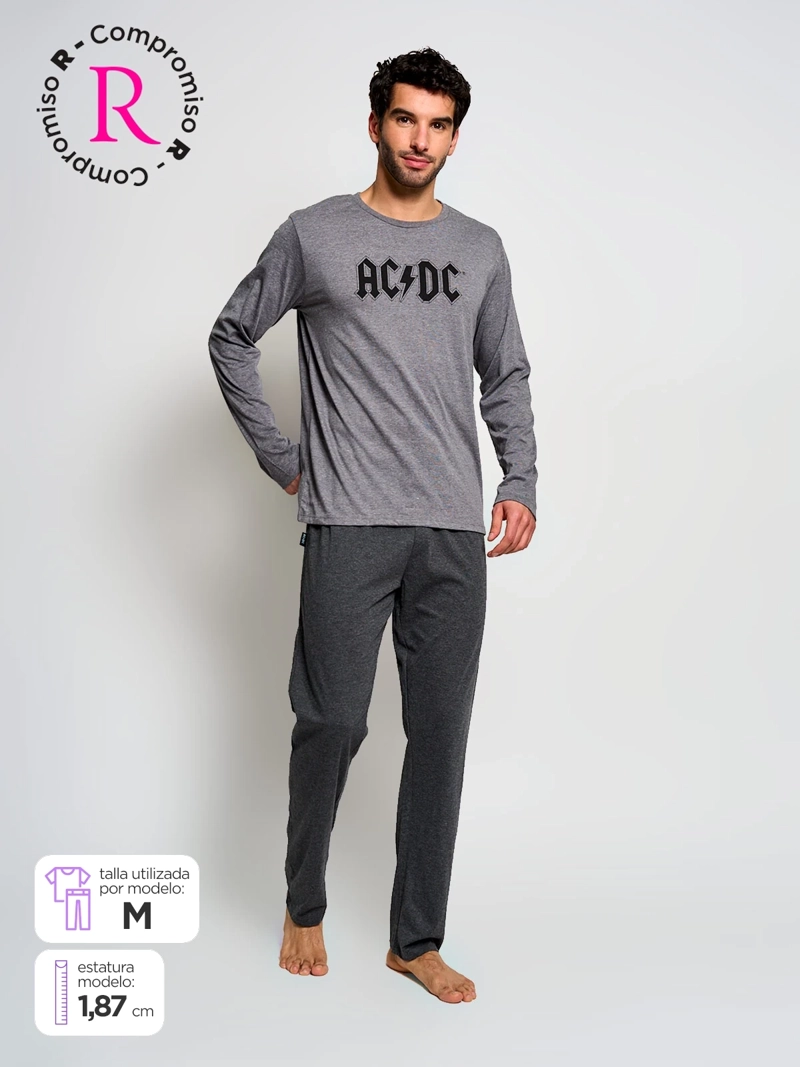 PIJAMA HOMBRE ROCK AC/DC - 1