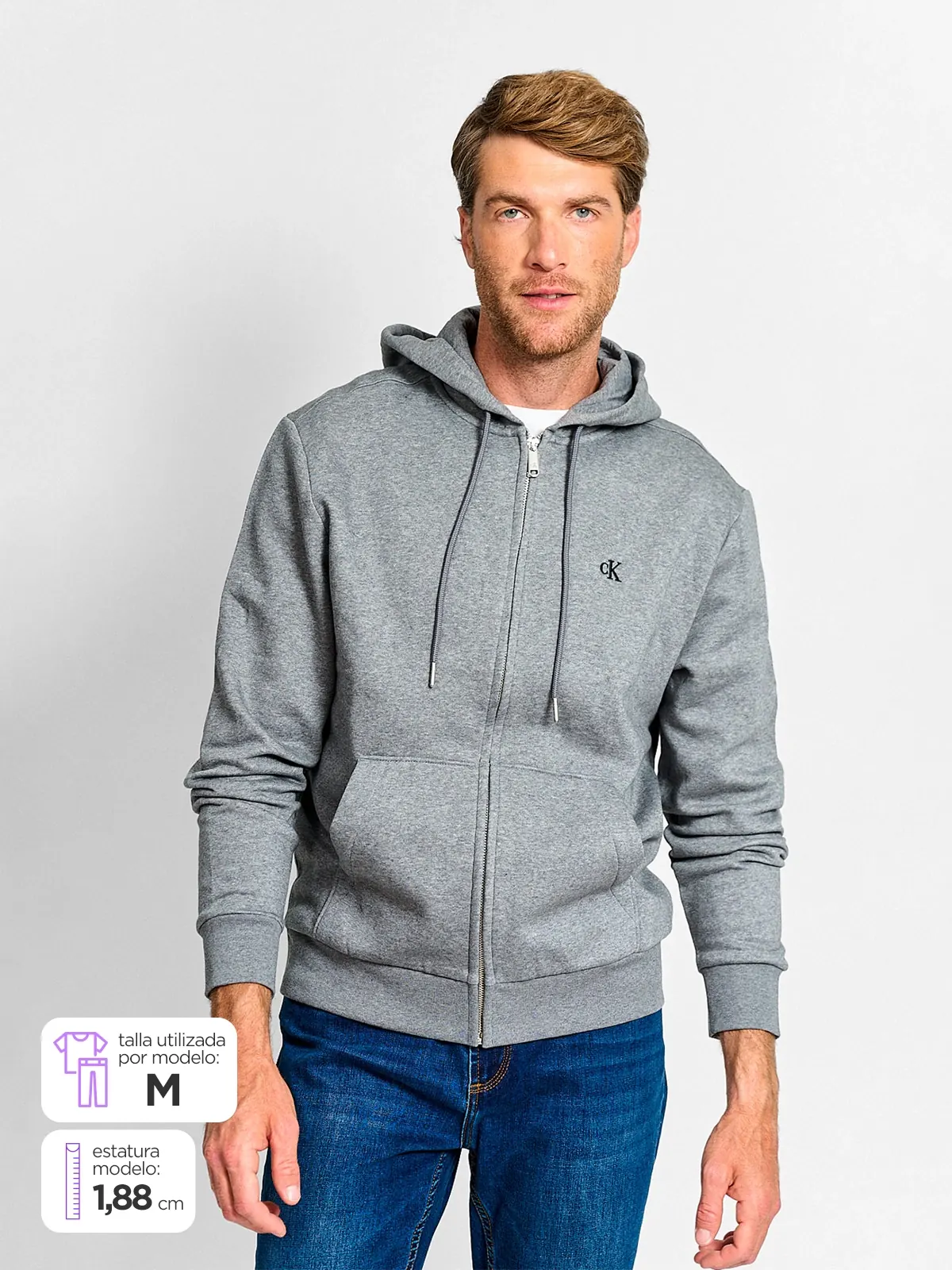 POLERÓN HOMBRE CALVIN KLEIN ALGODÓN  - 1