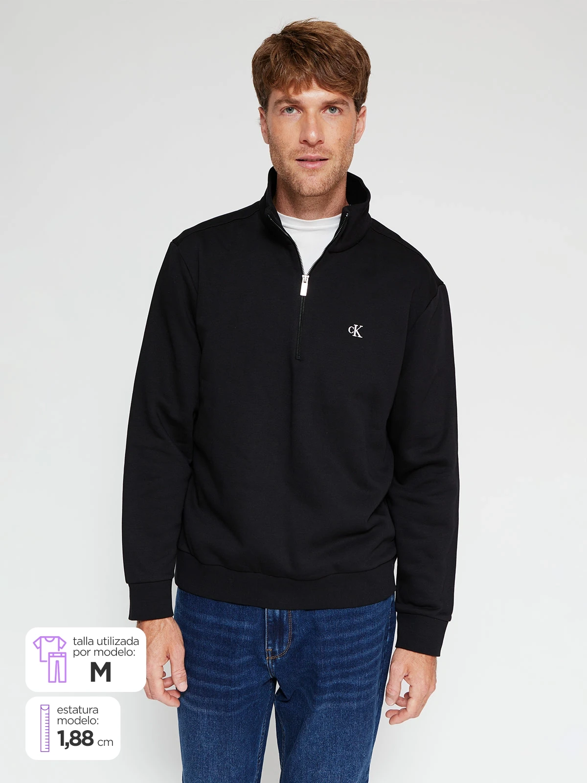 POLERÓN HOMBRE CALVIN KLEIN ALGODÓN - 1