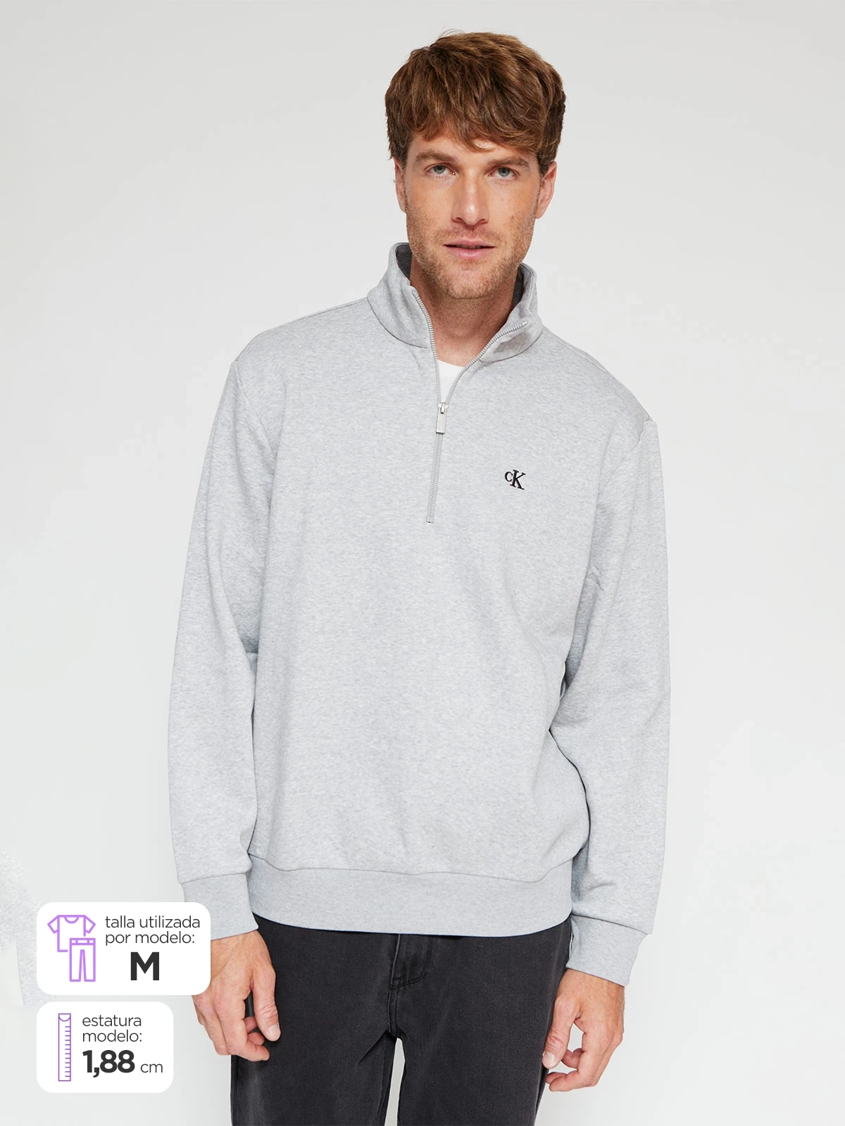POLERÓN HOMBRE CALVIN KLEIN ALGODÓN - 1