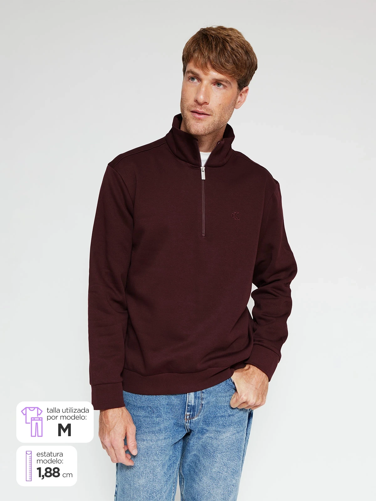 POLERÓN HOMBRE CALVIN KLEIN ALGODÓN - 1