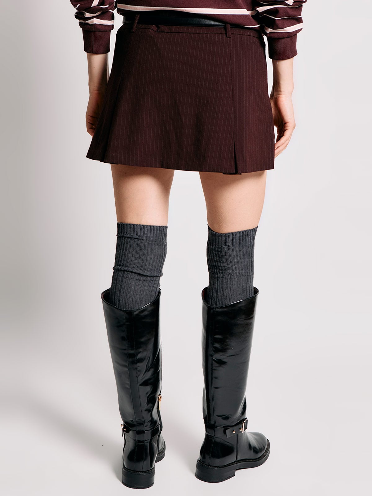 FALDA SHORT MUJER INDEX TABLEADA - 4
