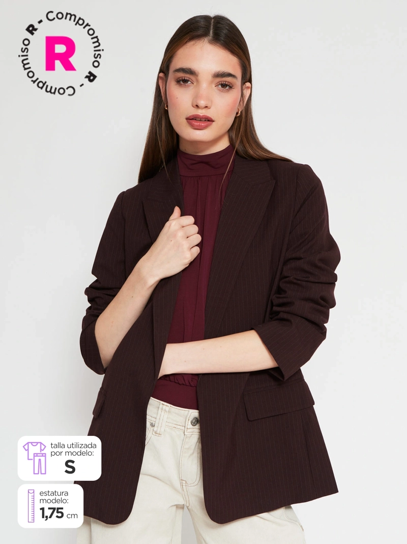 BLAZER MUJER INDEX BÁSICO CORTO - 1