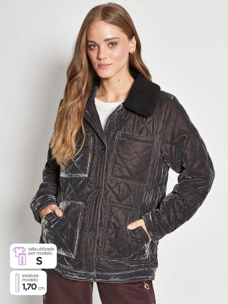 CHAQUETA MUJER BARBADOS QUILTED TRUCKER - 1